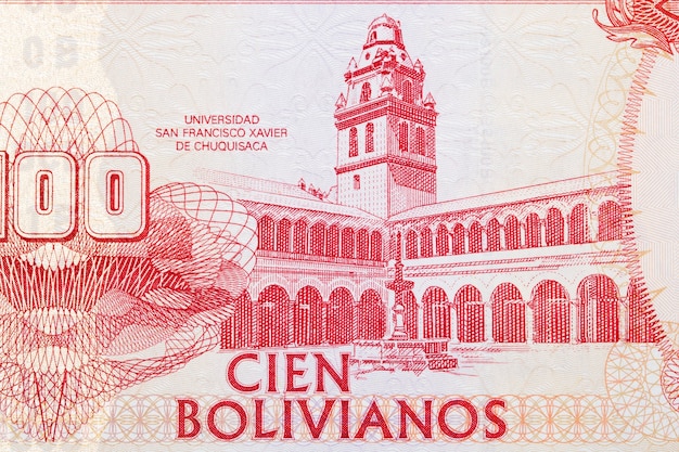 University building from Bolivian money