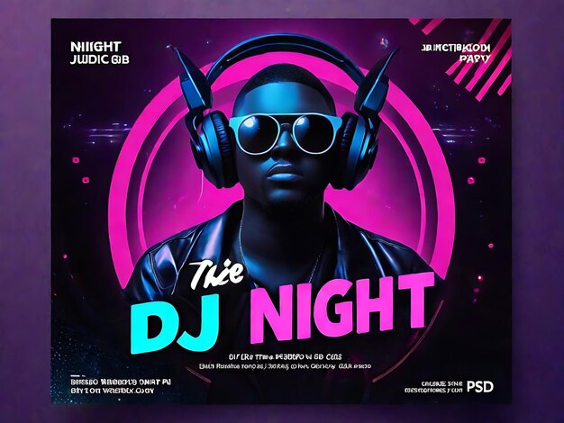 Photo unleash the beat weekend dj night club party instagram post psdjpg template