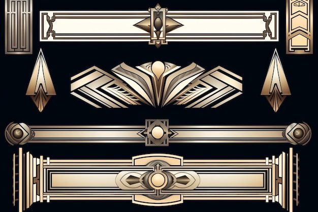 Unleash Your Creativity with Free Art Deco Borders