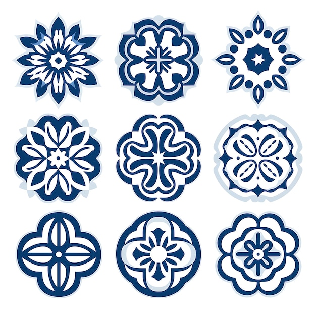 美しさを解放する ラインタイルの芸術を探索する 装飾的な喜びのためのパターン