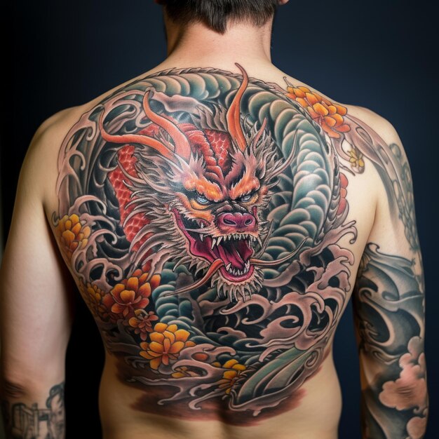 Unleashing the Mystic Majesty The Captivating Japanese Dragon Tattoo Inspired by Nicola Saviori's