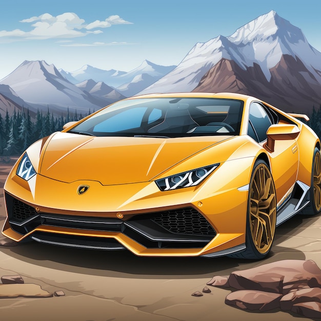 Unleashing the Roar The Power and Prestige of the Yellow Lamborghini