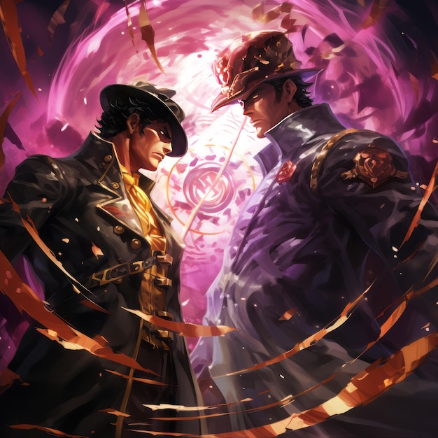 Unleashing the Stand Power Kujo Jotaro's Epic Clash with Demiurge in a Battle of Jojos