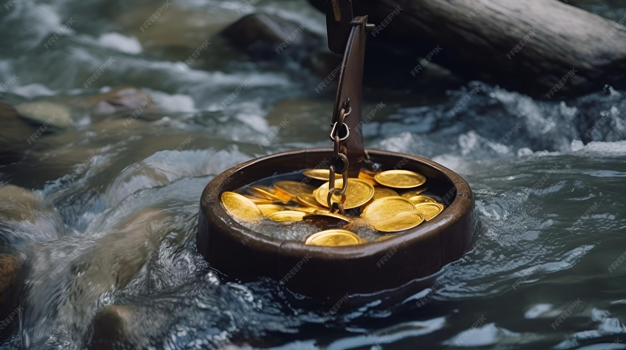 Premium AI Image | Unlocking Hidden Treasures A Chest Overflowing with 