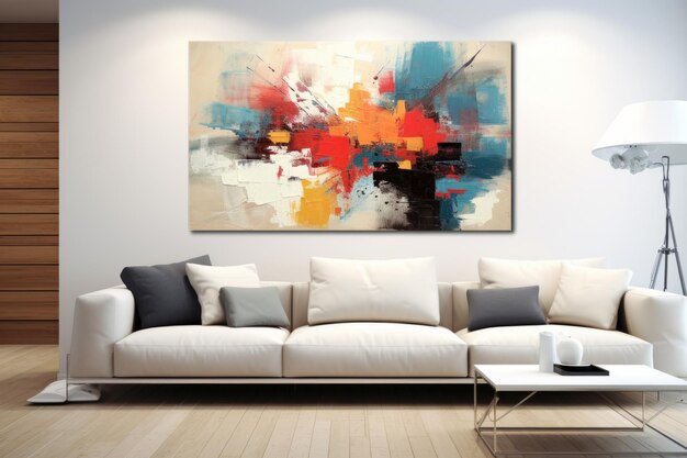 Premium AI Image  Unlocking the Lucrative Market of Canvas Framing A 