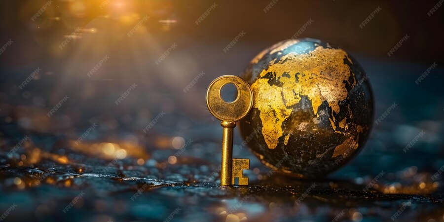 Premium Photo  Unlocking Opportunities in New Markets Symbolism of a 