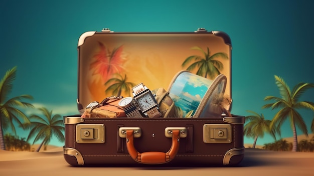 Unpacking Memories A Suitcase Full of Treasures Generativeai