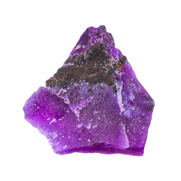 사진 색에 분리 된 지 않은 sugilite 광물