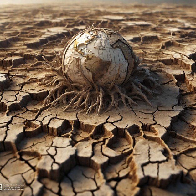 Фото Раскрытие климатического кризиса земли с высоты