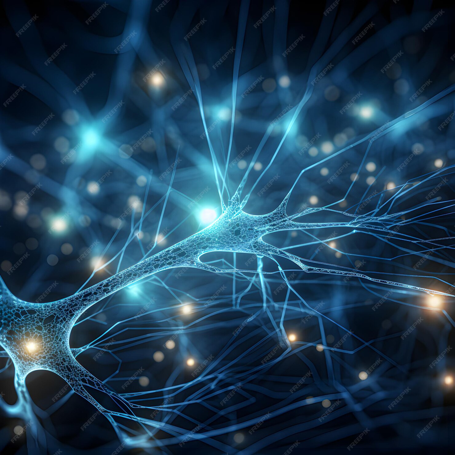 Premium AI Image | Unraveling the Intricacies Neural Cells 