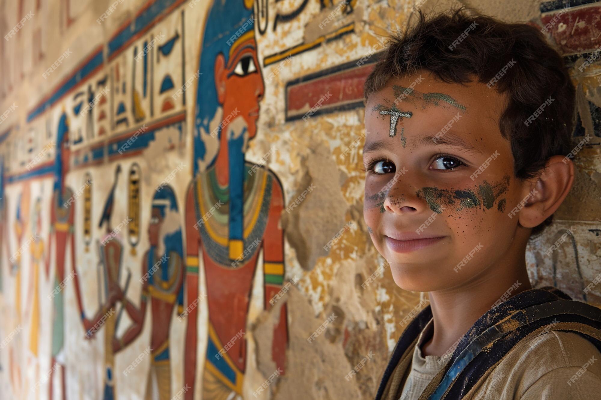 Premium Photo | Unraveling the Mysteries Kids in Ancient Egypt
