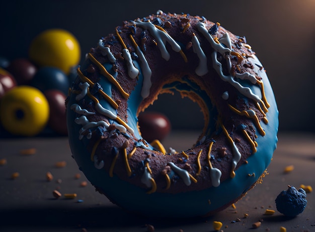 Photo unreal 8k doughnut imagery ultradetailed and bright