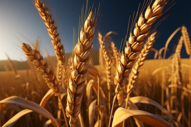 Unreal Engine brings to life a stunning 3D wheat icon