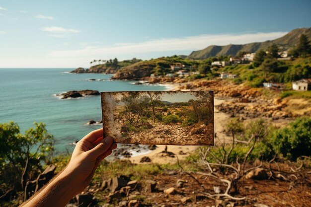 Foto uomo turistico viaggiatore irriconoscibile