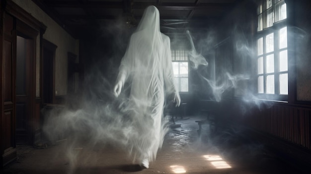 Unseen ghostly manifestation