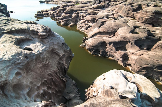 Unseen Sam Pan Bok Grand Canyon Ubon ratchathani Northeast of Thailand