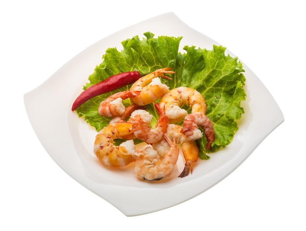 Unshelled king prawn