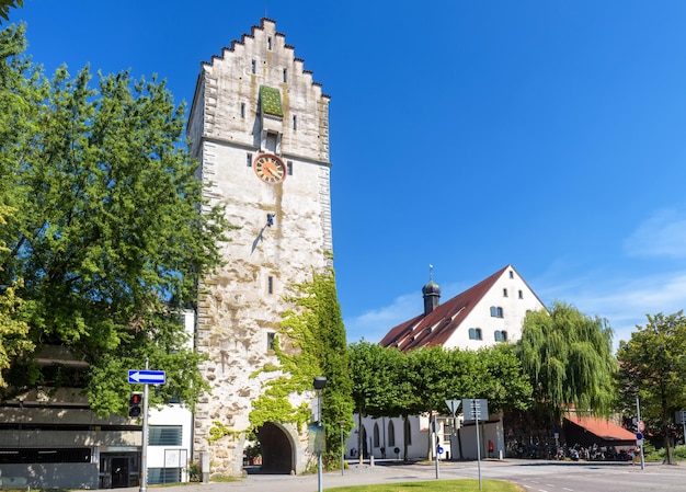 Untertor tower in Ravensburg city BadenWurttemberg Germany Europe