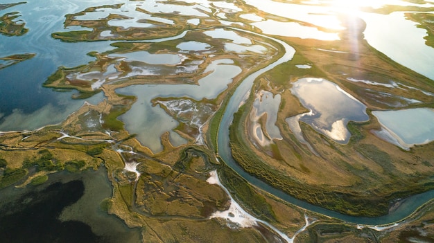 Unusual Islands on Lake Sivash