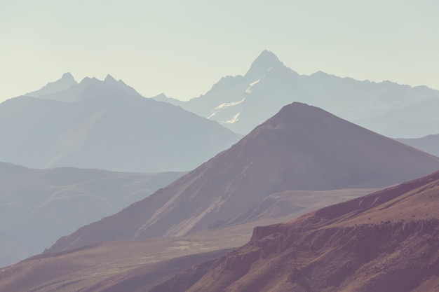 Unusual mountains landscape in Andes, Agrentina.