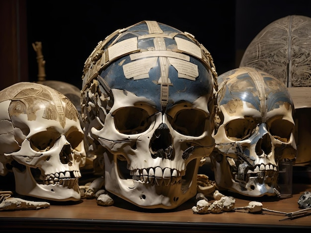 Unveiling Ancient Anatomy Through Human Skeletons Animal Bones and Skulls