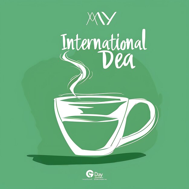 Photo unveiling the art of international tea day a vector illustration showcase