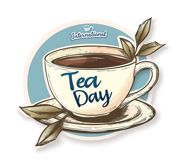 Photo unveiling the art of international tea day a vector illustration showcase