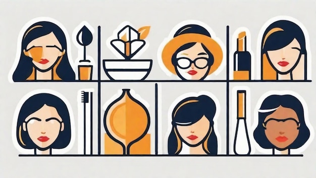 Premium AI Image  Unveiling Beauty Secrets from Influencers Worldwide