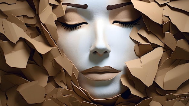 Unveiling the Beauty of Torn Cardboard Compositions