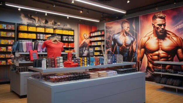 Photo unveiling the best fitness products at our spectacular fitness store