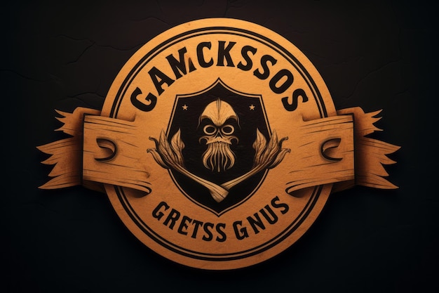 Photo unveiling the captivating crooks gastles logo an architectural marvel in a 32 aspect ratio