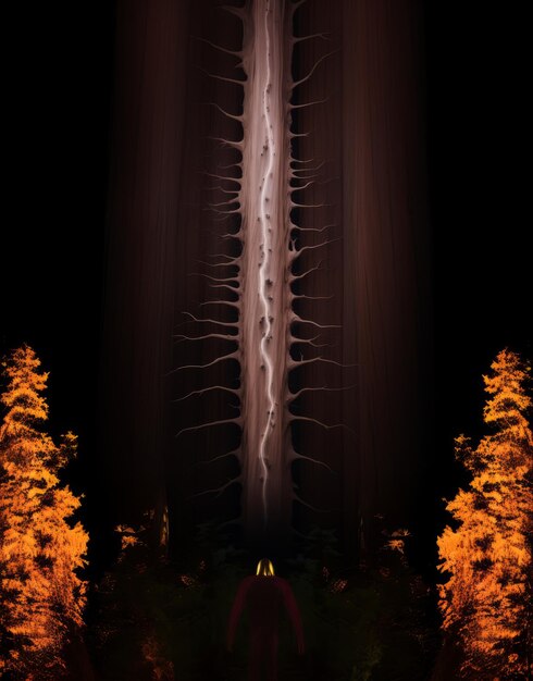 Premium Photo  Unveiling the Celestial Dance Exploring the Mystical Fusion of Sequoia's 