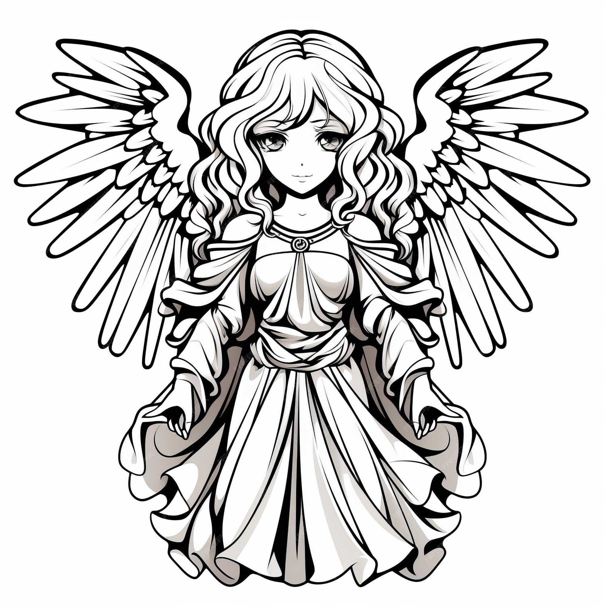 Premium AI Image | Unveiling the Enigmatic Angel A Journey into 