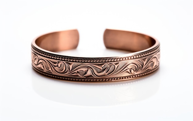 Unveiling the Fashionable Design of Bracelet End Caps in Imagery Isolated on a Transparent Background PNG