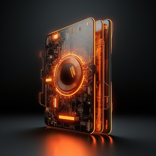 Unveiling the Futuristic Orange Wireframe The Genesis of a Crypto Wallet