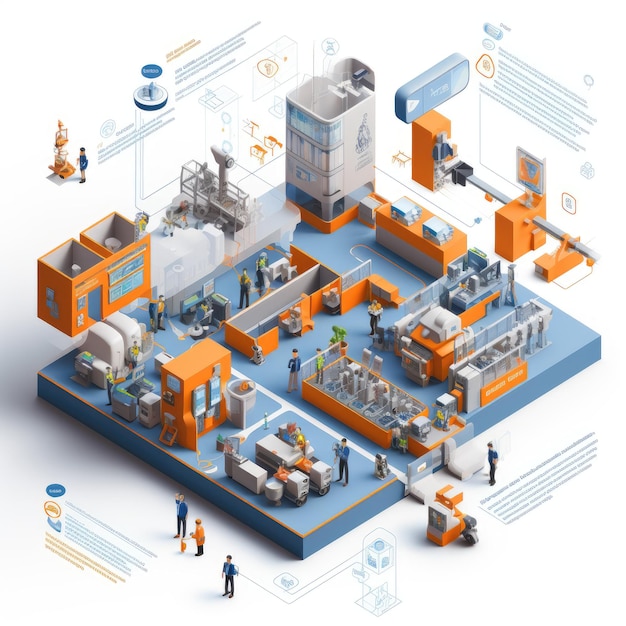 Unveiling the Inner Workings Exploring the 3D Technology Diagram in Office and Factory Settings