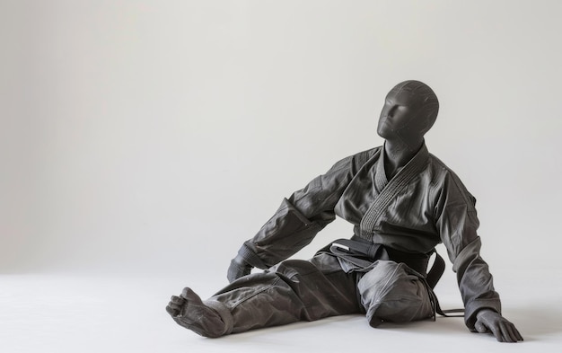 Unveiling the Martial Arts Grappling Dummy Saga On White Background