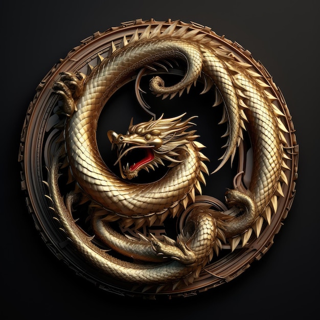 Unveiling the Mythical Spiral A Captivating Emblem of the Wormlike Dragon