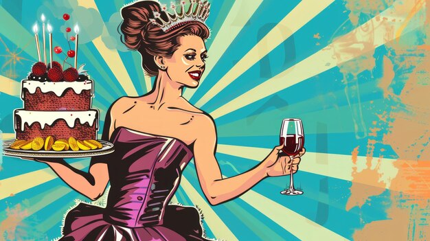Premium Photo  Unveiling Opulence A Majestic Imagination Combining Birthdays and Artistic Flair 