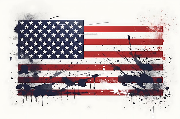Foto unveiling patriotic splendor mastering onafhankelijkheidsdag marketing met 4 juli amerikaanse vlag il