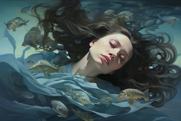 Premium AI Image  Unveiling the Raw Beauty Exploring the Unframed Painting