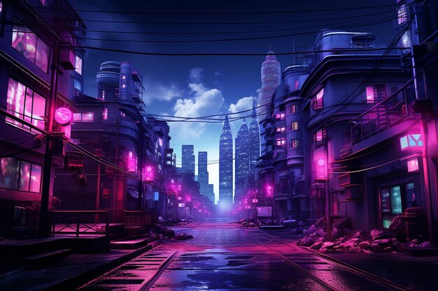 Unveiling the secrets of a cyberpunk metropolis generative ai