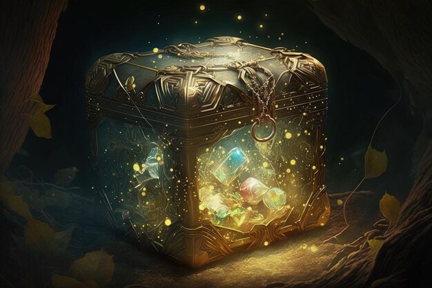 Premium Photo  Unveiling the sparkle of a hidden treasure