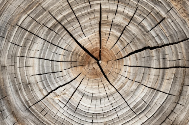 Foto rivelare le storie del tempo un'affascinante prospettiva macro degli antichi anelli degli alberi