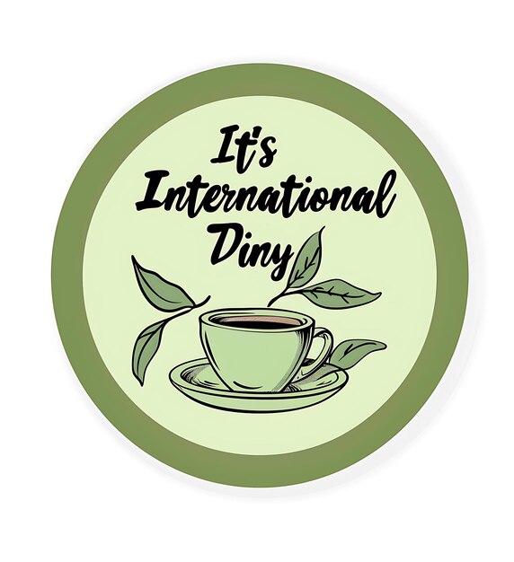 Фото unveiling the art of international tea day a vector illustration showcase