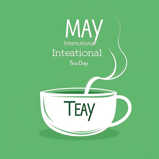 Foto unveiling the art of international tea day a vector illustration showcase