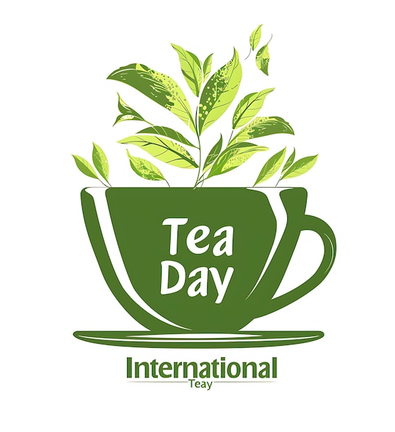 Фото unveiling the art of international tea day a vector illustration showcase