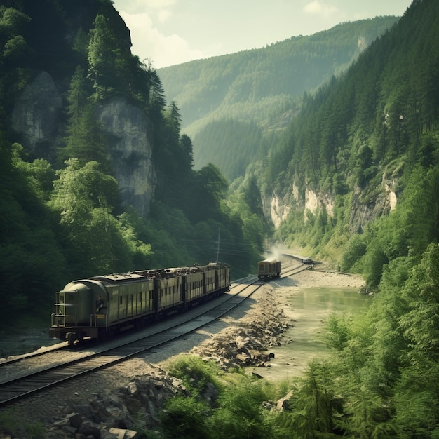 Unveiling the treasures brought by a cargo train