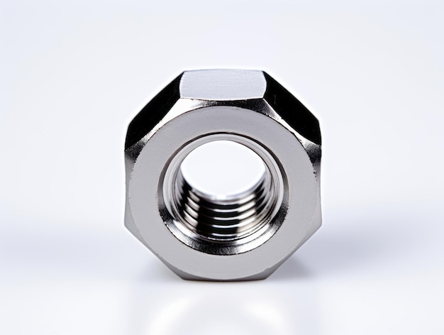 Photo unveiling the ultimate quality an upclose view of a stainless steel nut
