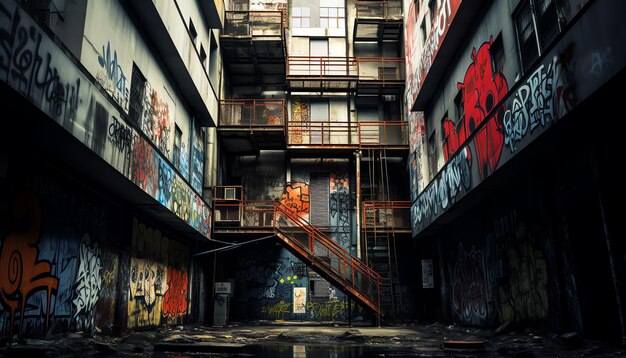 Photo unveiling the vibrant tapestry of urban exploration